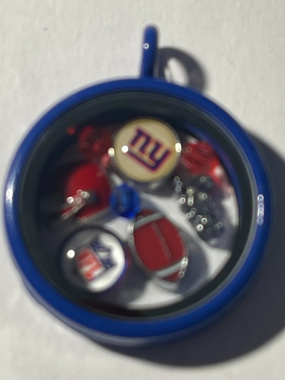 New York Giants NFL Memory Charm Locket w/ 22 IN chain NEW